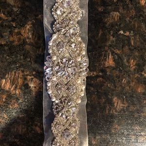 Jeweled Wedding Sash